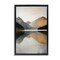 Stupell Industries Terracotta Reflection Mountain Range Floating Frame, design by Petal Prints Design